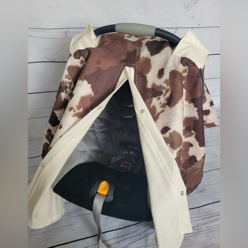 Cow/Ivory Carseat Cover